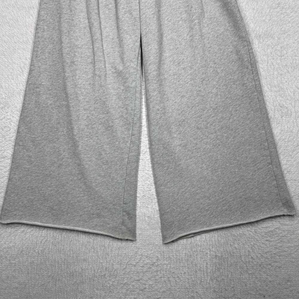 Aerie Sweatpants Gray Wide Leg Cotton Lounge Pants Sweats Women's Size M - Picture 3 of 14